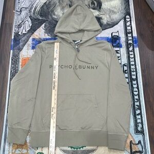 NWOT. Psycho Bunny French Terry Pullover Hoodie Sweatshirt. Men’s S.